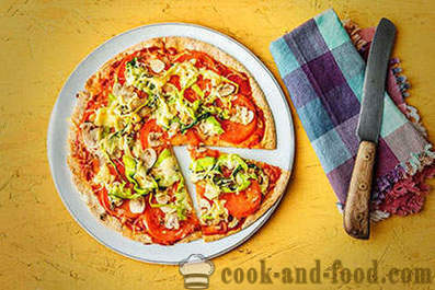Pizza Ricetta con zucchine e funghi