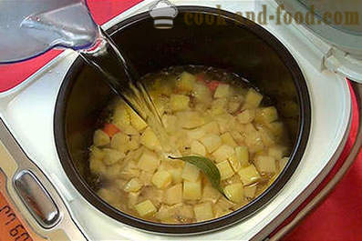 Come cucinare la zuppa di patate in multivarka