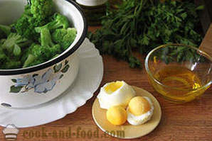 Broccoli ricetta semplice con l'olio d'uovo