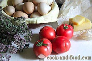 Pomodori ripieni di uova e formaggio