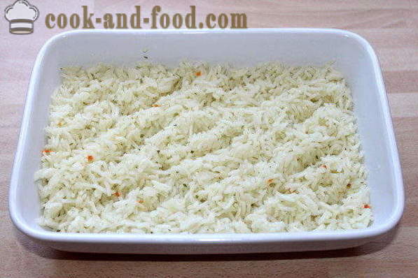 Rice casseruola di cavolfiore con le polpette