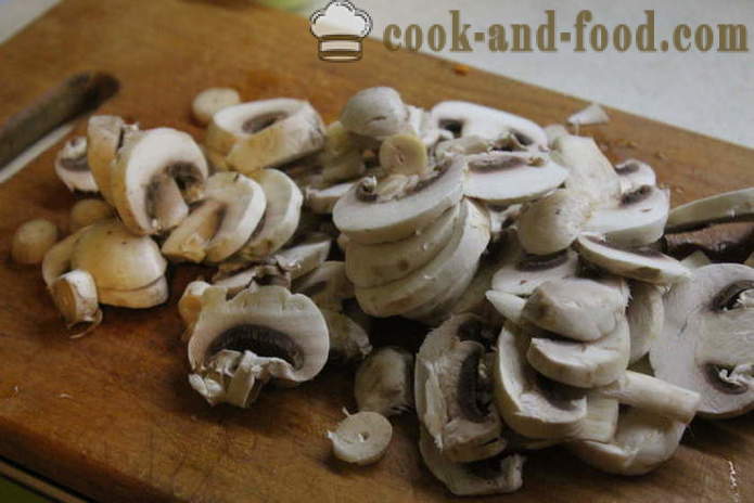 Tortino di patate inglese con carne e funghi - come cucinare una casseruola di patate e carne, con un passo per passo ricetta foto