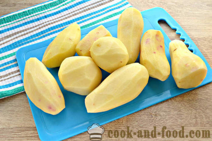 Purè di patate con panna acida - come cucinare purè di patate, un passo per passo ricetta foto
