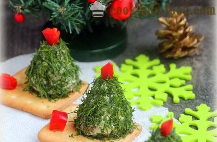 Antipasto freddo palle di Natale - Come cucinare e decorare snack sfere di nuovo anno