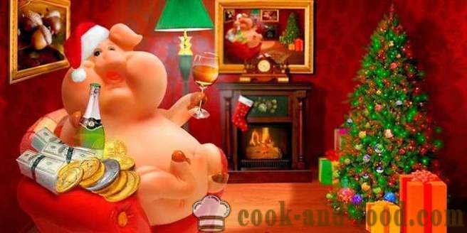 Cocktail di Natale e bevande nel 2019 anno del maiale - che cosa le bevande a bere la notte di Capodanno 2019 di Capodanno Ricette: alcolico e morbido per i bambini e in gravidanza