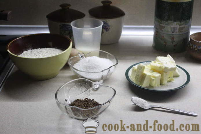Caffè e muffin in forno miele - come cuocere torte con kefir in stampi in silicone, un passo per passo ricetta foto