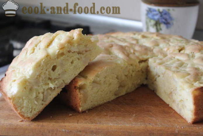 Spugna bacche torta Charlotte pie - come fare una crostata di frutti di bosco in forno, con un passo per passo ricetta foto