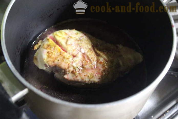 Juicy petto di pollo al forno con panna acida - come cucinare un delizioso petto di pollo, un passo per passo le foto delle ricette