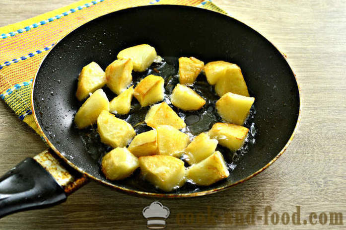 Insalata tiepida con patate e maionese - Come cucinare un insalata tiepida di patate, un passo per passo ricetta foto