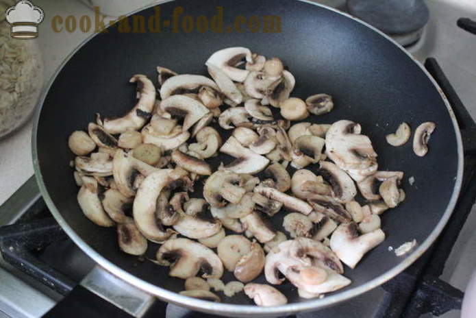 Zuppa di patate con funghi Repubblica - come cucinare la zuppa ceco con funghi, un passo per passo ricetta foto
