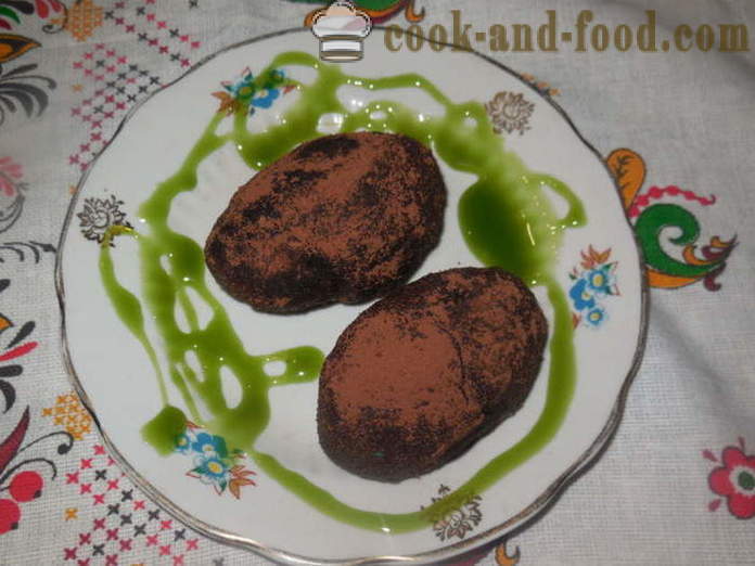 Torta al cioccolato artigianale con patate latte condensato - come cucinare una patata torta, passo dopo passo le foto delle ricette