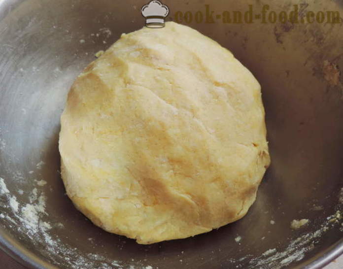 Frollini pasta lievitata per la torta, torte, dolci o ciambelle - come fare la pasta di sabbia di lievito, un passo per passo ricetta foto