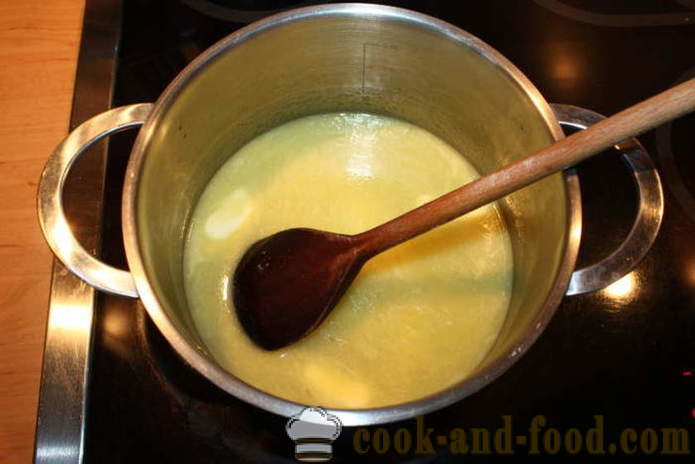 Anelli di crema pasticcera con crema di ricotta Tiramisu - come fare anelli di crema a casa, passo dopo passo le foto delle ricette