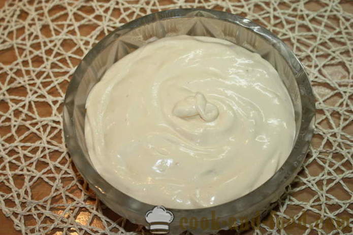 Tiramisù crema cagliata senza uova - come rendere tiramisù torta alla crema, un passo per passo ricetta foto