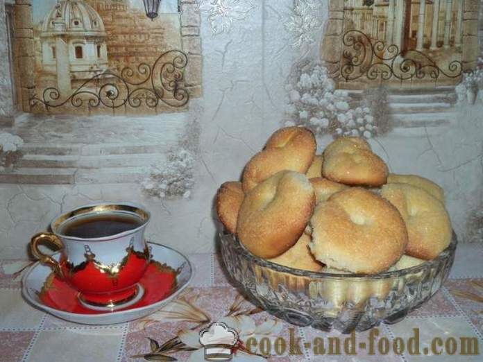 Biscotti fatti in casa su kefir - come cuocere i biscotti con kefir in fretta, passo dopo passo ricetta foto