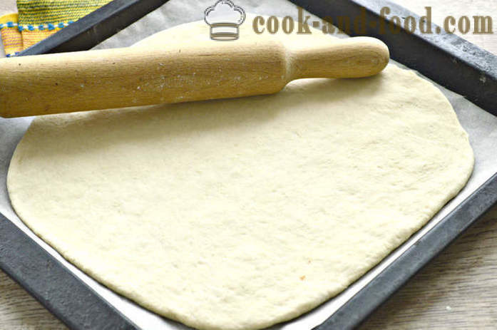 Lievito per dolci magra con cavolo - come cuocere una torta senza carne cavolo al forno, con un passo per passo ricetta foto