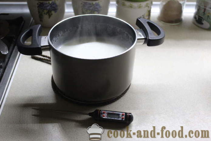 Yogurt fatto in casa dal latte a fermentare - come fare lo yogurt in casa, passo dopo passo ricetta foto
