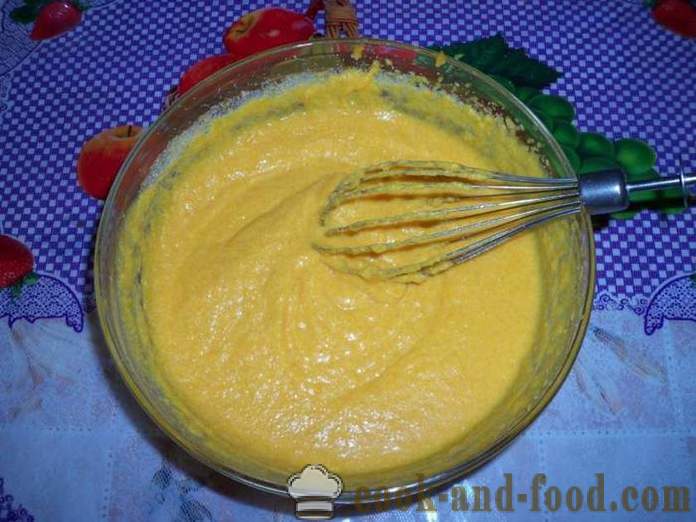 Zucca al forno con semola e crema di formaggio, senza - come cucinare una casseruola di zucca al forno, con un passo per passo ricetta foto