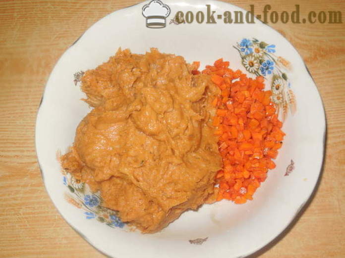Casseruola di pollo al forno - come cucinare una casseruola di pollo tritato con riso, un passo per passo ricetta foto