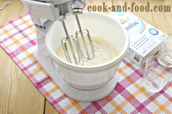 Ricetta semplice torta di alimenti per l'infanzia nel forno - come cucinare una torta rapida dalla miscela di latte in polvere, un passo per passo ricetta foto