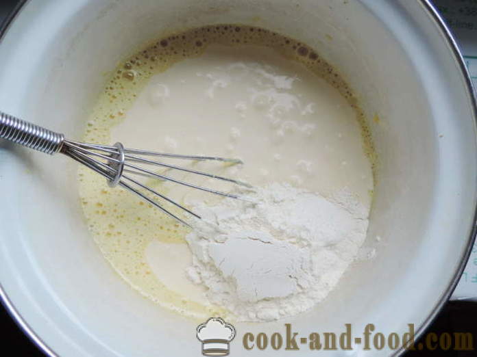 Crema con panna acida - come rendere cremoso crema-crema, un passo per passo ricetta foto