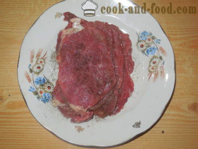 Dita di carne ripieni al forno - come rendere le dita di carne di maiale, passo dopo passo le foto delle ricette