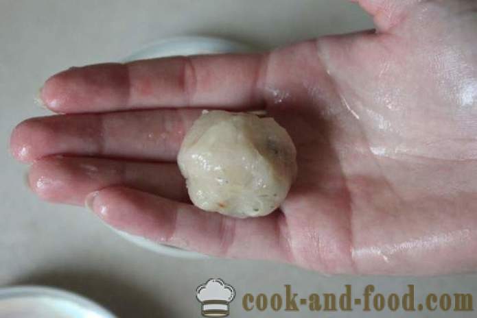 Crocchetta di pollo tritato con una crosta croccante - come fare una crocchetta di carne tritata in una padella, un passo per passo ricetta foto