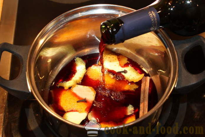 Pera vin vino rosso secco - come cucinare un vin brulé in casa, passo dopo passo ricetta foto