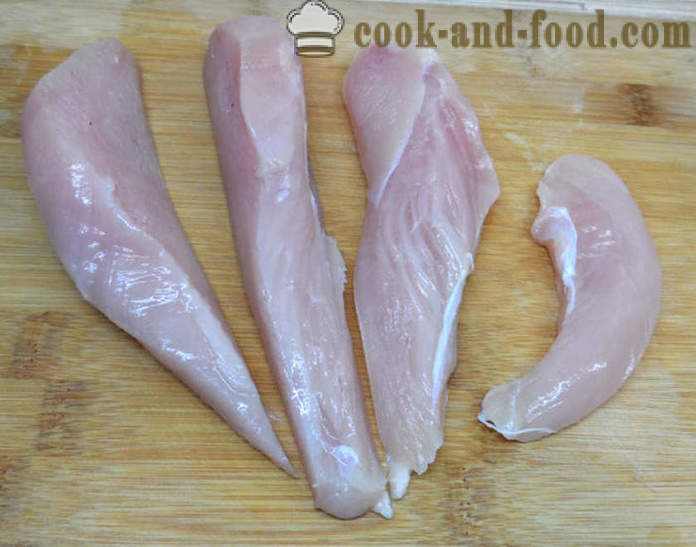 Crudo petto di pollo jerked a casa - come fare il pollo jerked a casa, passo dopo passo le foto delle ricette