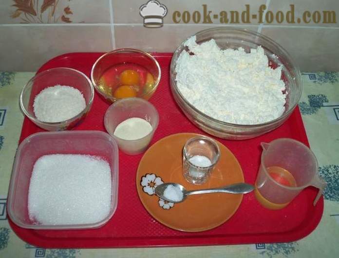 Torte di formaggio di cocco dietetici senza farina - come fare frittelle di ricotta alimentari con semola, passo dopo passo le foto delle ricette