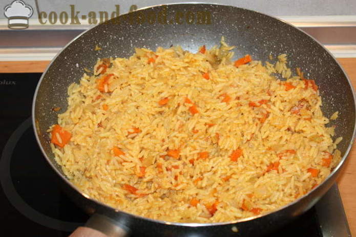 Sgombro farcito cipolle in forno - come cucinare sgombri con riso, un passo per passo ricetta foto