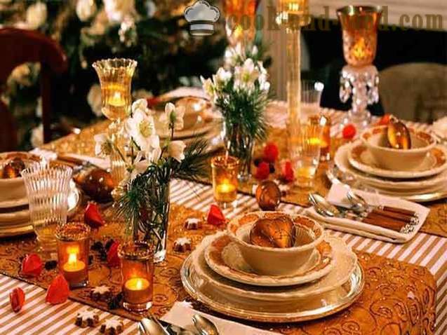 Fare tavola di Capodanno per l'Anno del Cane - servire come tavolo di Capodanno nel 2018