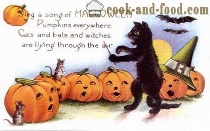 Carte Scary Halloween con pomeriggio - immagini e cartoline per Halloween gratis