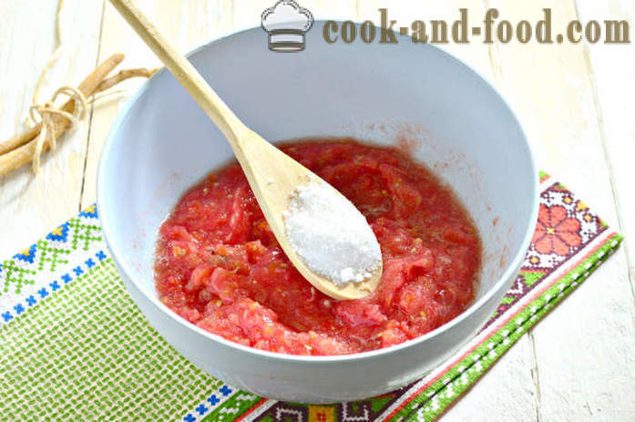 Inizio hrenoder classico - come fare hrenoder a casa, passo dopo passo ricetta hrenodera con pomodoro e aglio