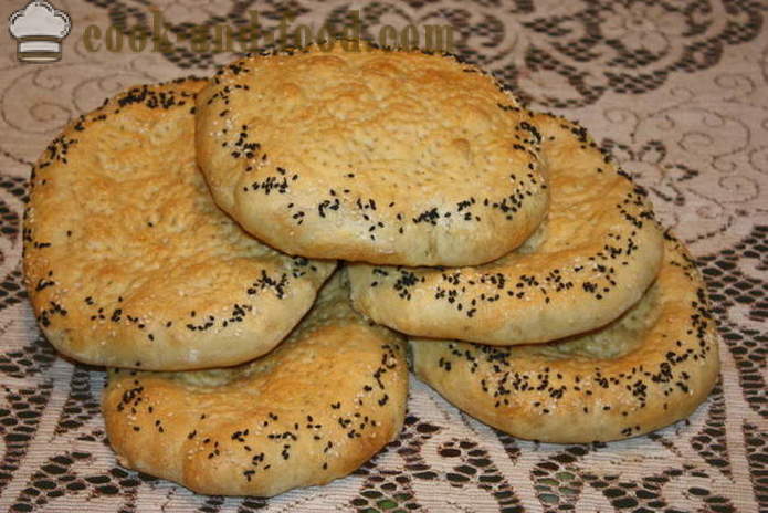 Lievito per dolci nel forno a patyr - come cucinare il pane uzbeko in casa, passo dopo passo ricetta foto