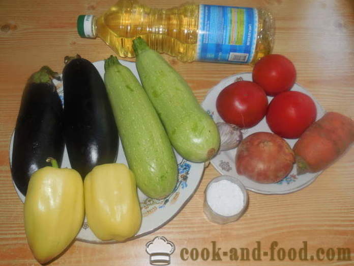 Delicious caviale piatto di zucchine e melanzane - Come fare uova zucchine e melanzane in multivarka, passo dopo passo ricetta foto