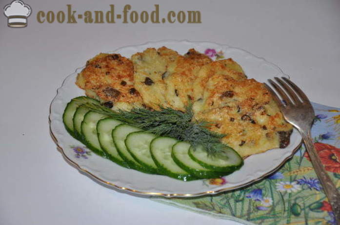 Fishcakes da pesce gatto bistecca - come cucinare torte di pesce a casa, passo dopo passo le foto delle ricette