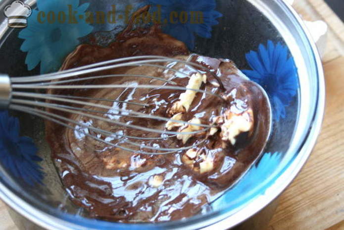 Cioccolato fondente con un centro liquido - un passo per passo la ricetta con le foto, come fare fondente a casa