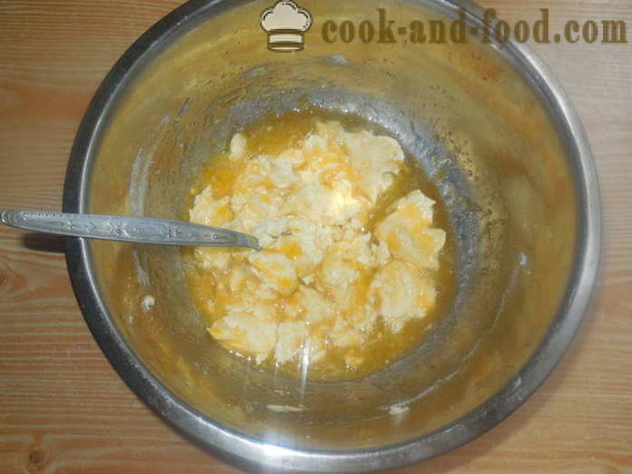 Di formaggio fatto in casa con crema di formaggio al forno - come fare una torta di formaggio in casa, passo dopo passo ricetta foto