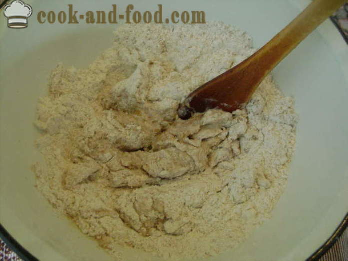 Pane azzimo frumento integrale senza lievito - come cuocere il pane azzimo in padella, un passo per passo ricetta foto