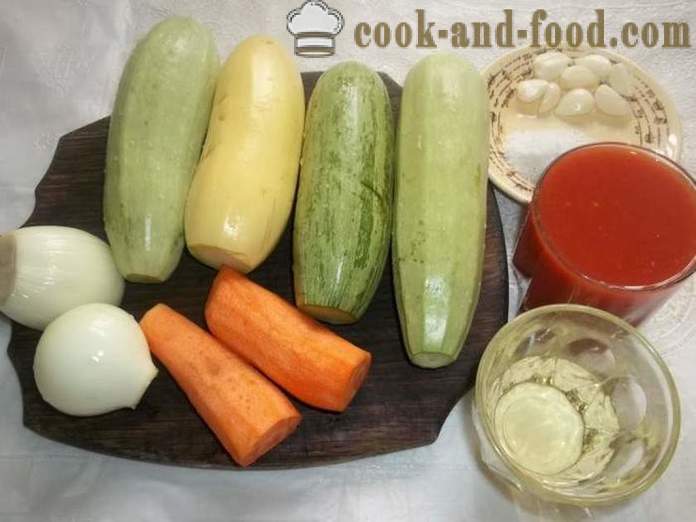 Caviale di zucchine - come cucinare le zucchine delizioso caviale, un passo per passo ricetta foto