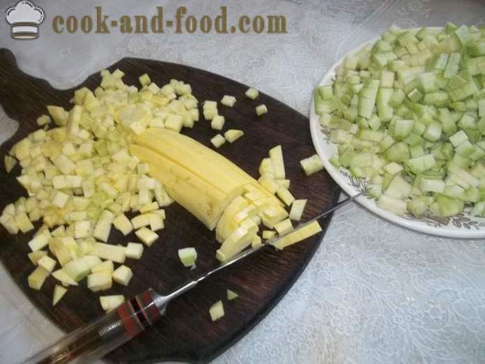 Caviale di zucchine - come cucinare le zucchine delizioso caviale, un passo per passo ricetta foto
