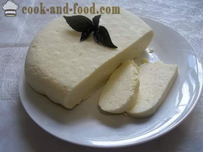 Formaggio formaggio dal latte a casa - a fare il formaggio in casa, passo dopo passo ricetta foto