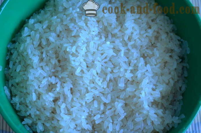 Magra pilaf pesce - come cucinare il risotto con pesce in scatola, passo dopo passo ricetta foto
