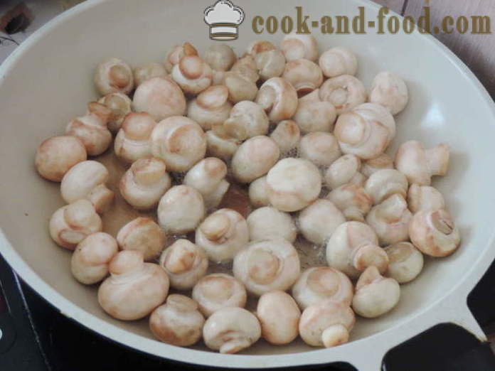 Funghi Pickle rapidamente - come cucinare funghi marinati in casa, passo dopo passo le foto delle ricette