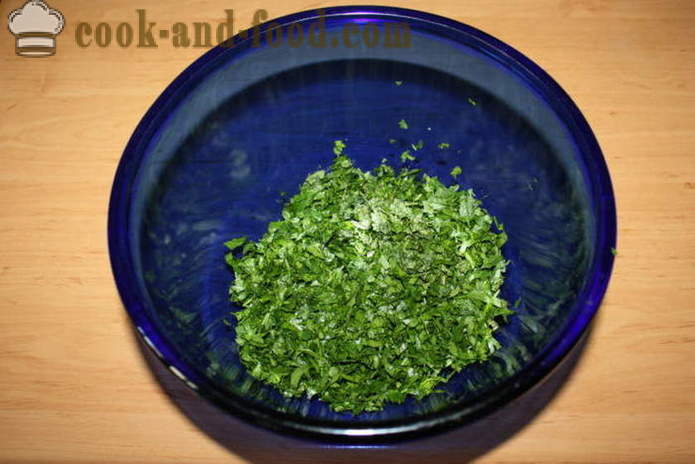 Insalata Tabula con couscous - come preparare un tabbouleh insalata, un passo per passo ricetta foto
