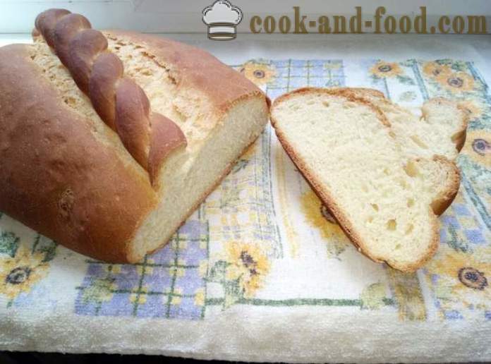 Pane di grano fatto in casa nel forno