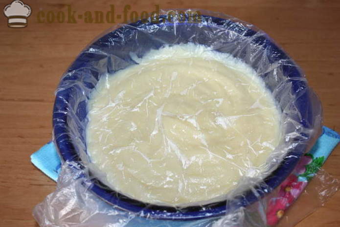 Crema con panna e amido - come cucinare crema pasticcera cremosa, un passo per passo ricetta foto
