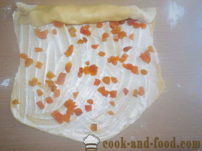 Torta di Pasqua con succo d'arancia o torta-kraffin di pasta biscotto, come cucinare, un passo per passo ricetta foto