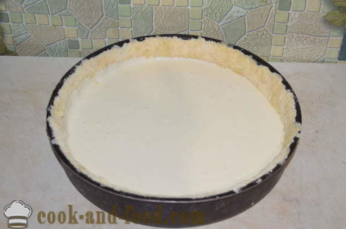 Cheesecake Zar con crema di formaggio al forno - come cucinare una pasta per torte con formaggio, un passo per passo ricetta foto